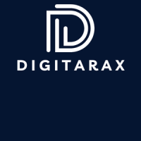 Blue Dark Minimalist Initial D Letter Logo (7)